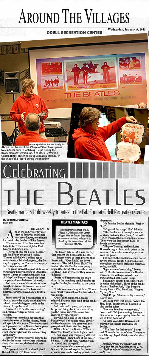 Beatlemaniacs of The Villages, Florida